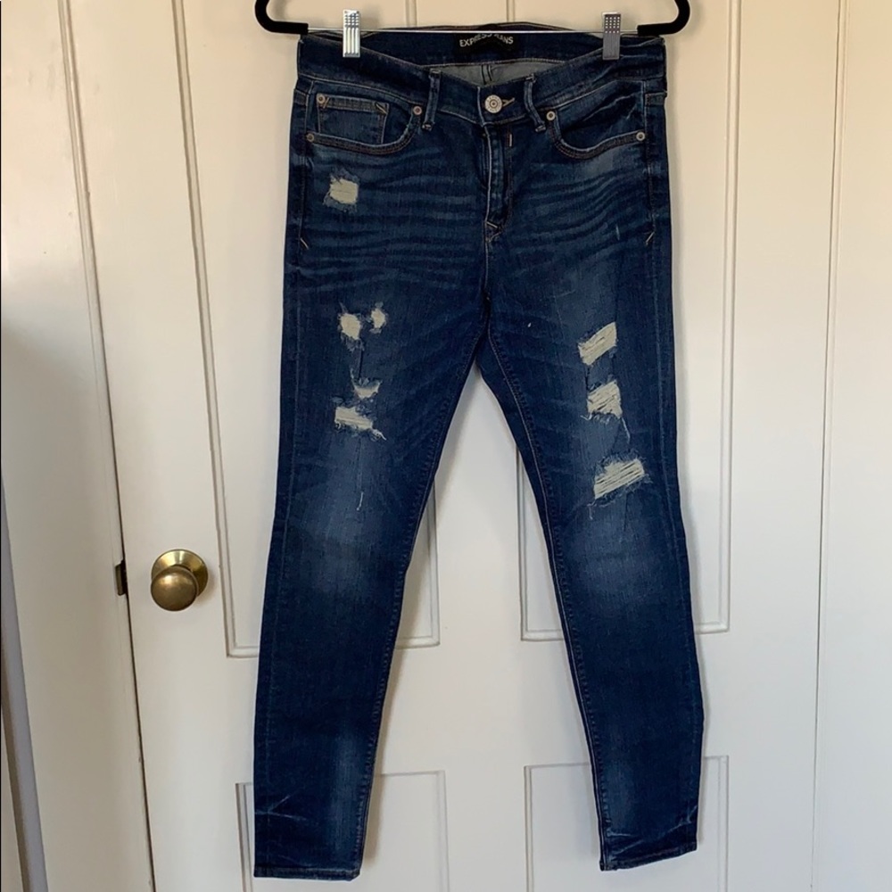 Express Mid Rise Jeans